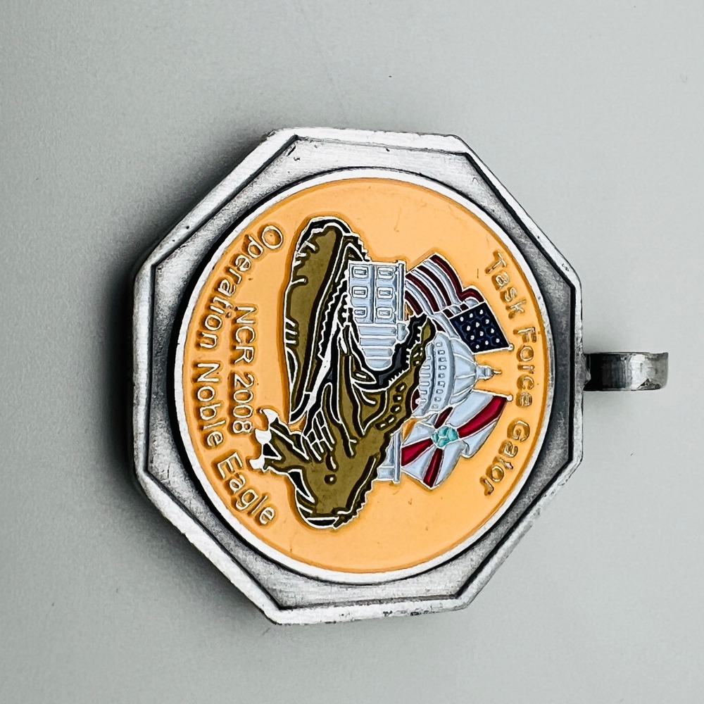Task Force Gator Pendant Medallion Operation Noble Eagle Florida National Guard - Picture 10 of 10